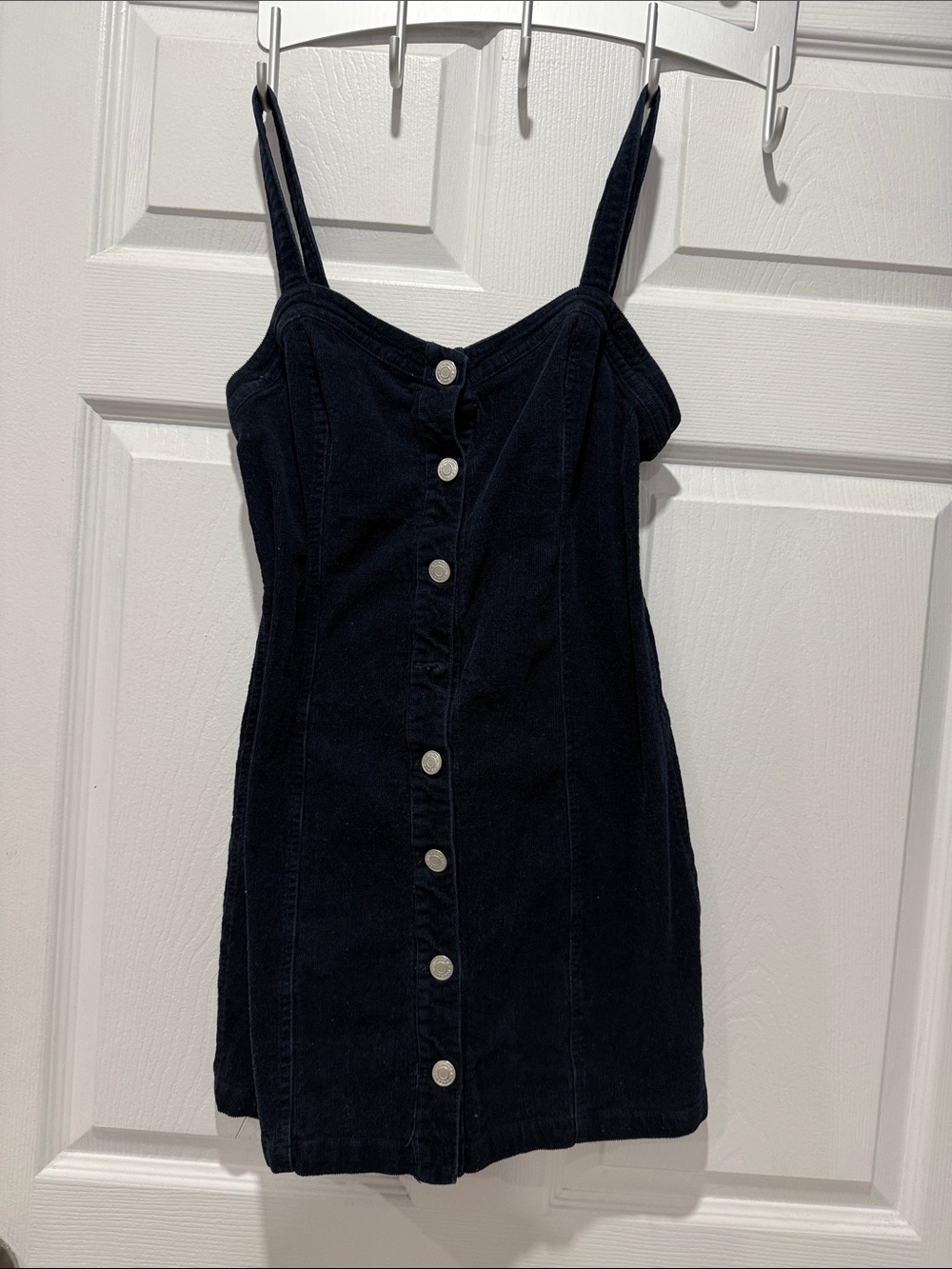 PacSun Black Button-Front Mini Dress woman